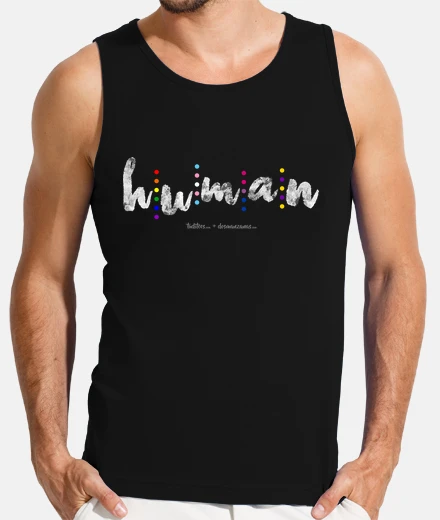 T-shirt human (bianco)