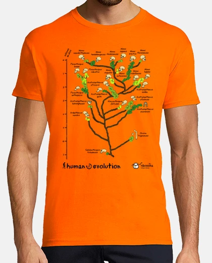 T-shirt human evoluzione ⌛