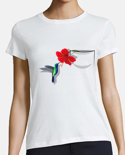 T-shirt hummingbird pocket