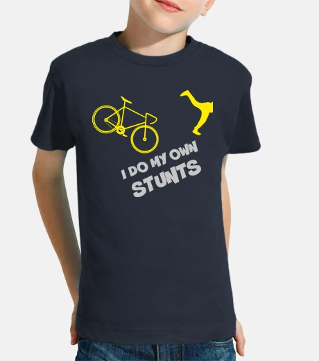 Ropa humor de bicicleta acrobática