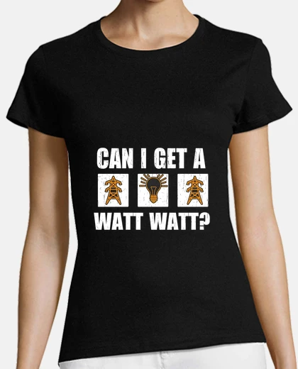 Camiseta humor vatio vatio electricista