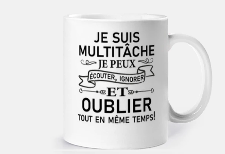 Mug Humour , citations drôles. İdée cadeau