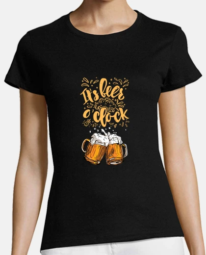 Tee-shirt Humour c est l heure de la Biere