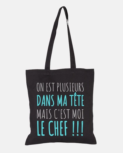 Sac humour c est moi le chef cadeau homme