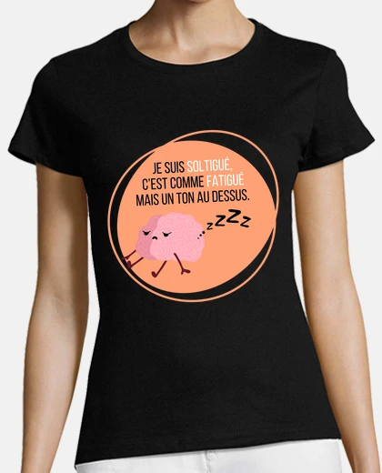 Tee-shirt Humour musique et fatigue