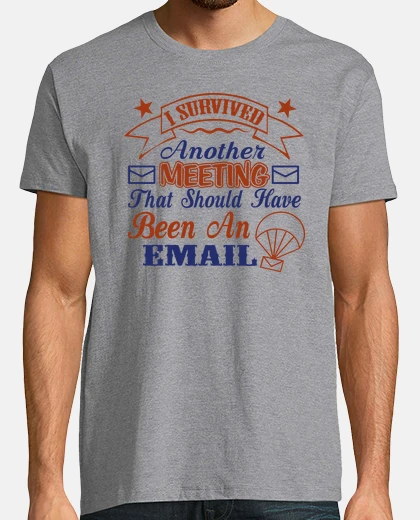 Tee-shirt humour reunion bureau travail
