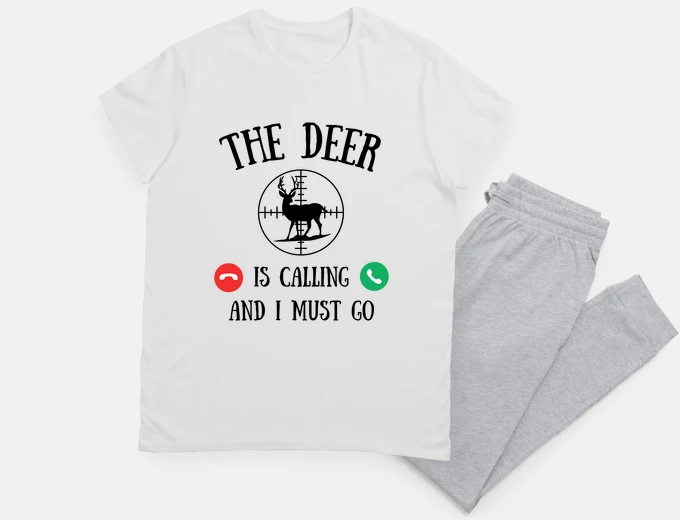 Pyjama hunt call me man humor