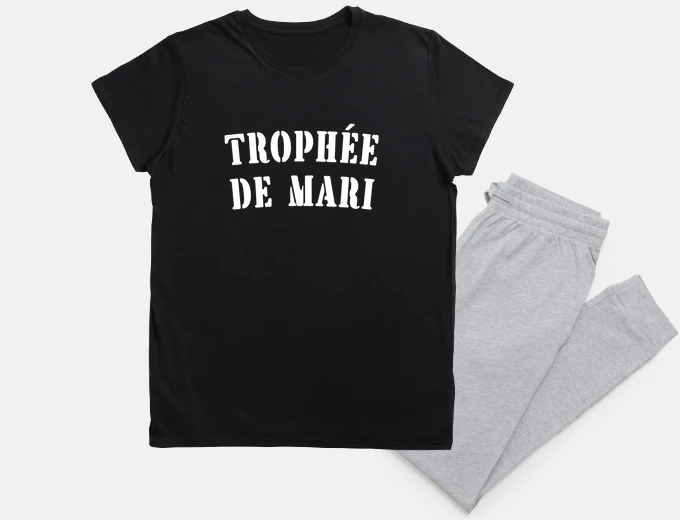 Pyjama husband trophy
