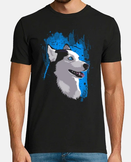 Playera Husky mancha