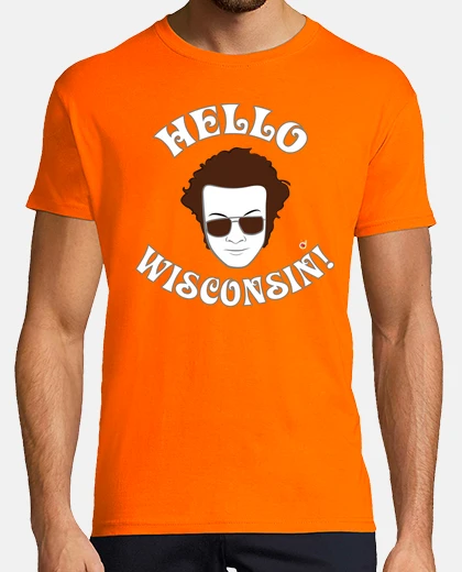 Tee-shirt hyde: hello wisconsin! (garçon et  femme  t)