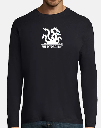 Camiseta Hydra logo blanco ojos colores