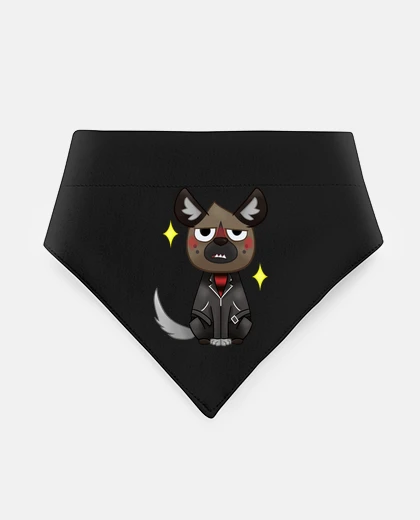 Mascotas hyène en métal