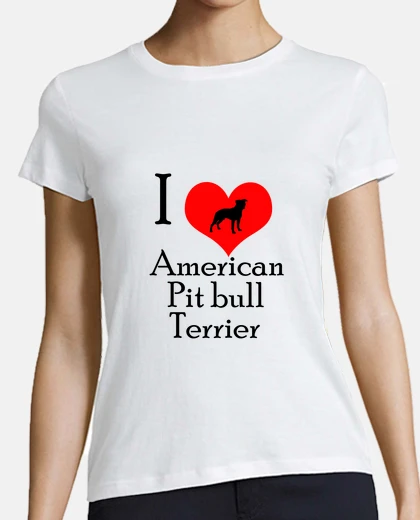 Tee-shirt i aime american pit bull terrier