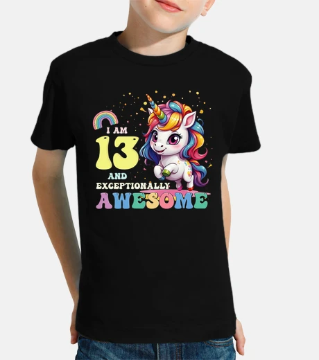 Kids I am 13 and Awesome   Girls Kids
