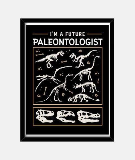 Framed i am a future paleontologist, dinosaur, home decoration, gift,