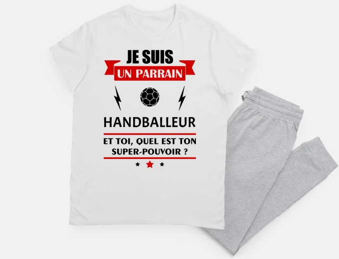 Pyjama I am a handball player sponsor