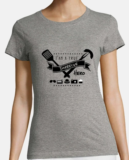 Tee-shirt I am a true Barbecue Hero