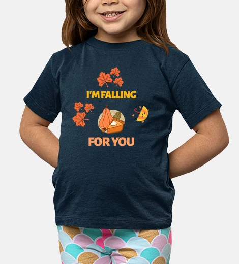 Kids I am Falling for You Autumn Leaves