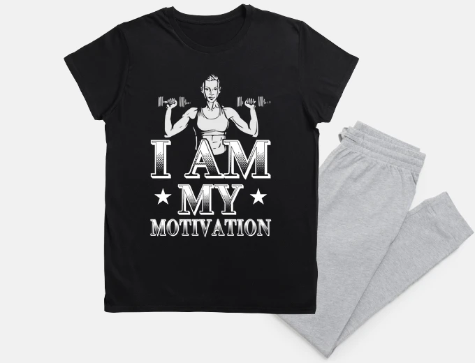 Pajama I Am My Motivation
