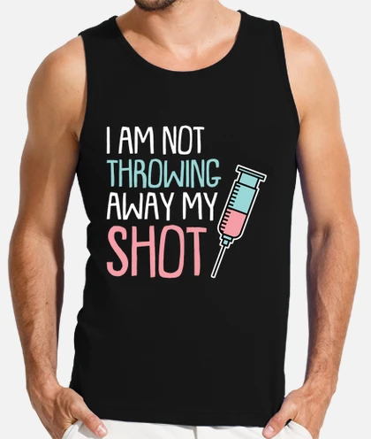 I am not throwing away my shot t-shirt tostadora