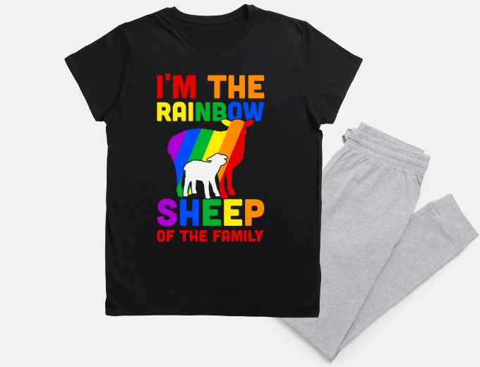 Pajama I AM the rainbow sheep of the family