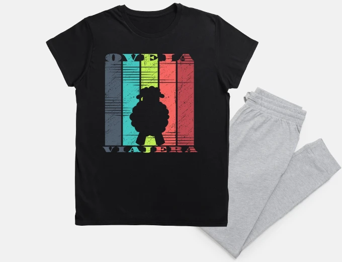 Pajama I am the traveling sheep - traveling wo