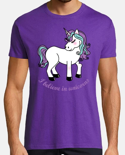 T-shirt i believe in unicorns