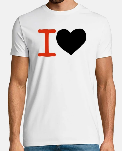 Camiseta I black heart