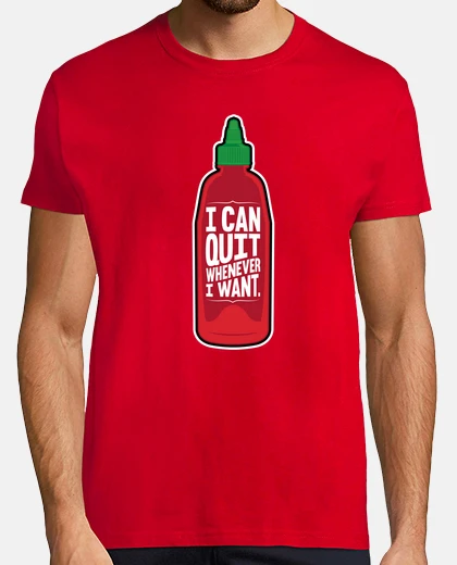T-shirt i can quit quando voglio