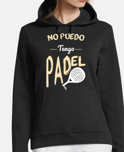 Hoodie I can39t I have paddle tennis - beige a