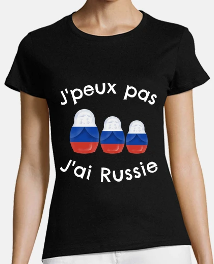 Playera I can39t I have russia