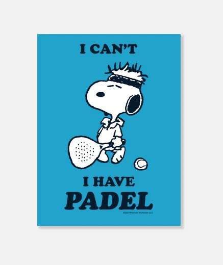 Tableau I cant I have padel