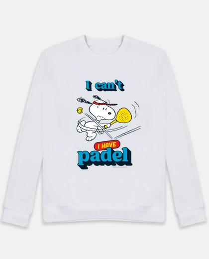 Sweat I cant I have padel Snoopy v2