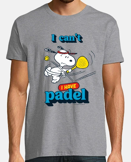 Camiseta I cant I have padel Snoopy v2