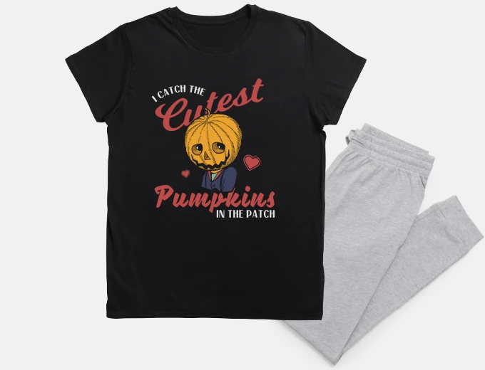 Pajama I catch the cutest pumpkins in the patc