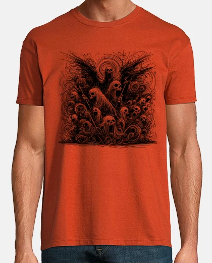 T-shirt i demoni sussurrano