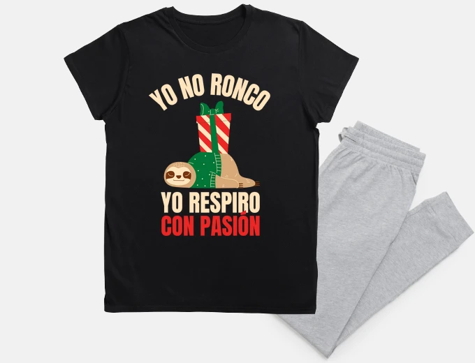 Pajama I don39t snore I breathe with passion