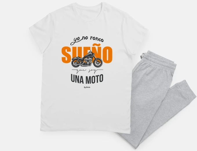 Pajama I don39t snore I dream I i am a motorcy