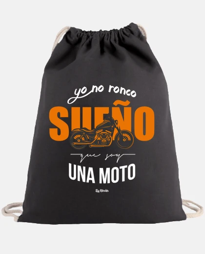 Bag I don39t snore I dream I i am a motorcy