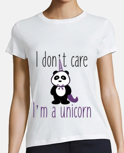 Tee-shirt i dont care im une licorne