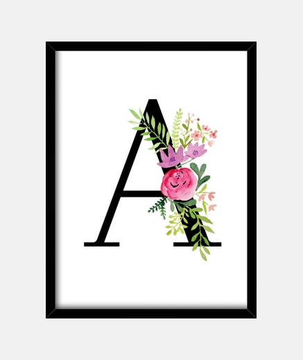 Quadro i fiori iniziali acu are i