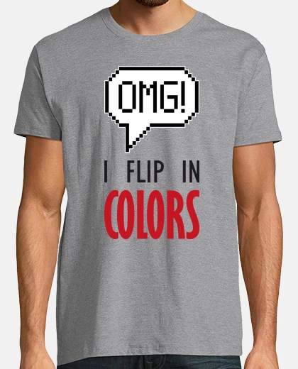 T-shirt I flip in colors