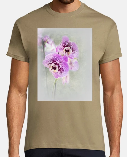 T-shirt i flowers panther rosa