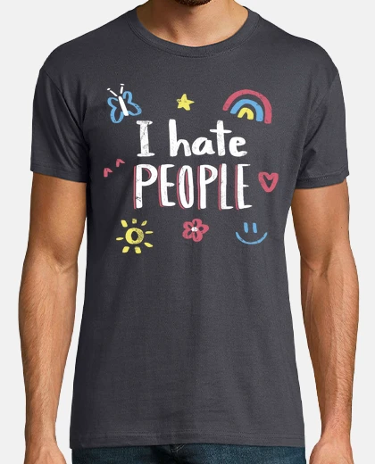 T-shirt i hate people