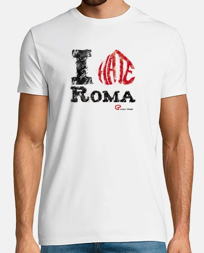 T-shirt i hate roma