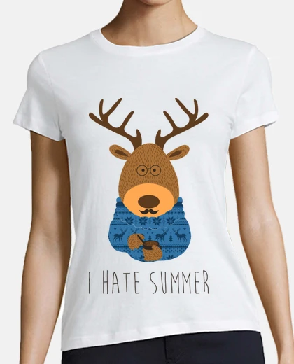 Playera I hate summer