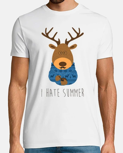 Camiseta I hate summer