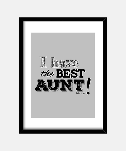 Framed i have the best aunt! @shopbebote