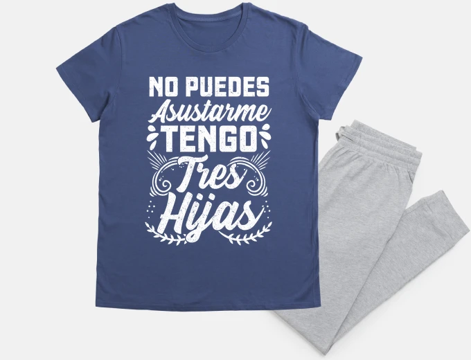 Pajama I have three daughters dad mom gift