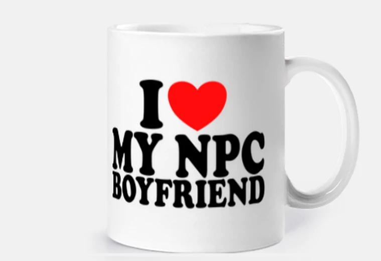 Cup I Heart I Love My NPC Boyfriend